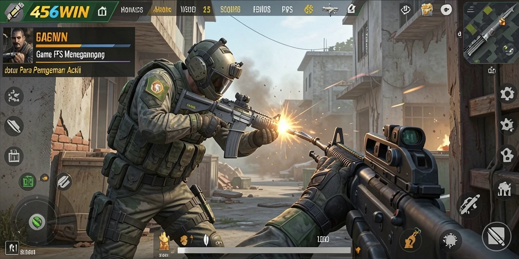 Tangkapan layar dari gameplay menegangkan di 456WIN.