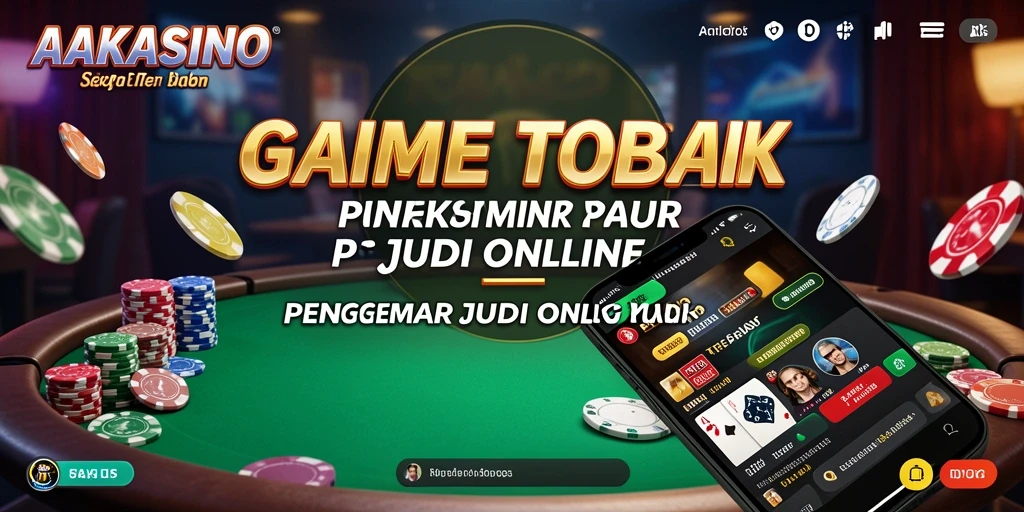 Tampilan gameplay menarik dalam AAKASINO, menunjukkan aksi Poker yang mendebarkan.