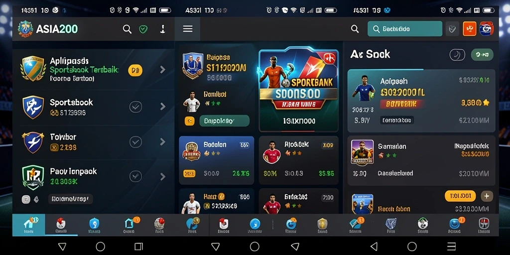 Tampilan gameplay ASIA200 yang menarik dan interaktif.