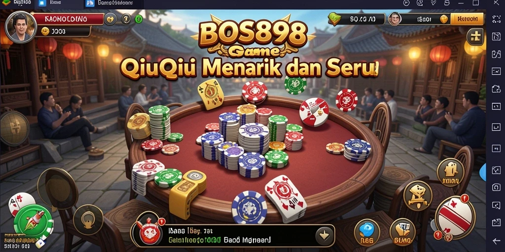 Screenshot gameplay QiuQiu seru dari BOS898.