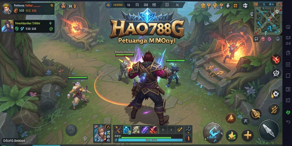 Tampilan gameplay HAO788 yang menakjubkan di dunia MMORPG.