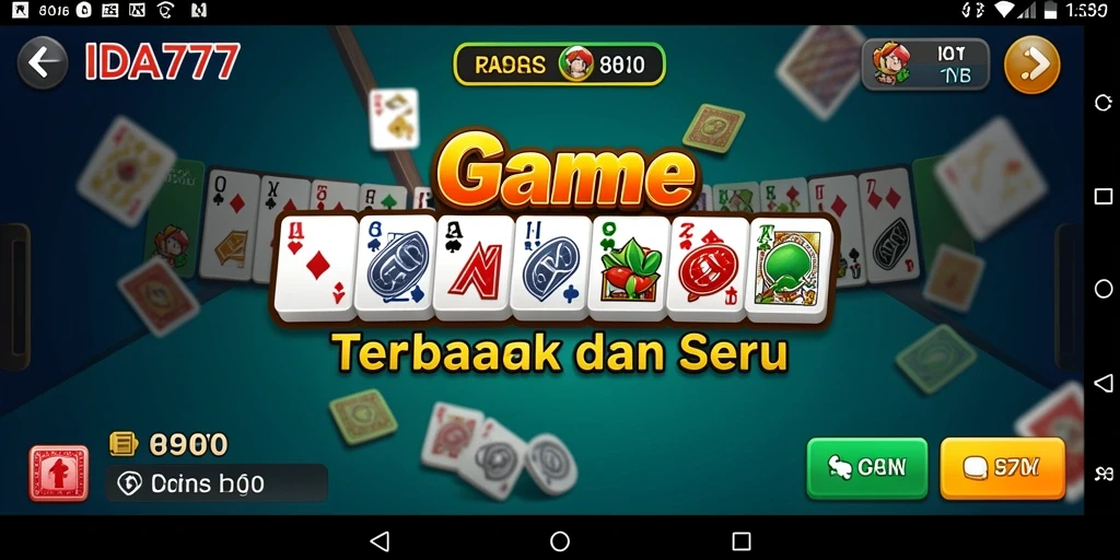 Tampilan gameplay domino yang menantang dan menarik di IDA777.