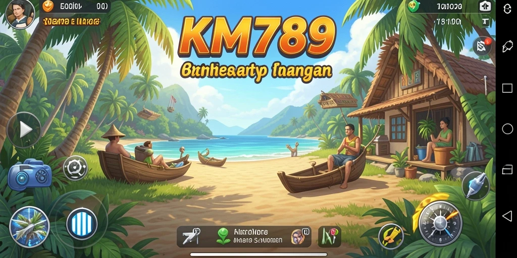 Tampilan gameplay KM789 yang penuh warna dan menarik.