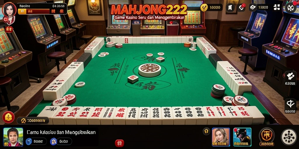 Screenshot menampilkan gameplay menarik MAHJONG222 dengan pengalaman Kasino yang nyata.