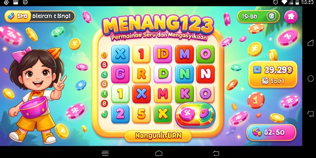 Tampilan menarik dari gameplay MENANG123 Bingo