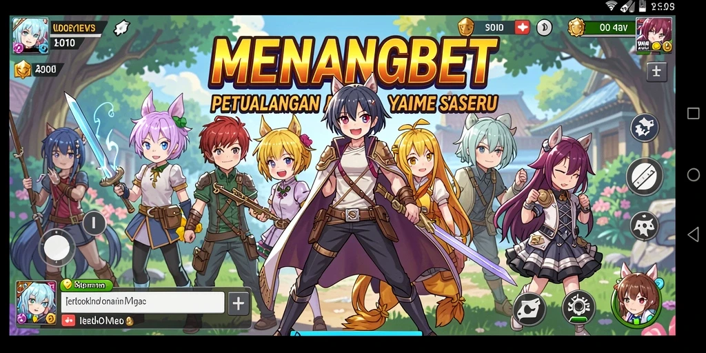Gameplay seru di MENANGBET dengan karakter anime favorit.