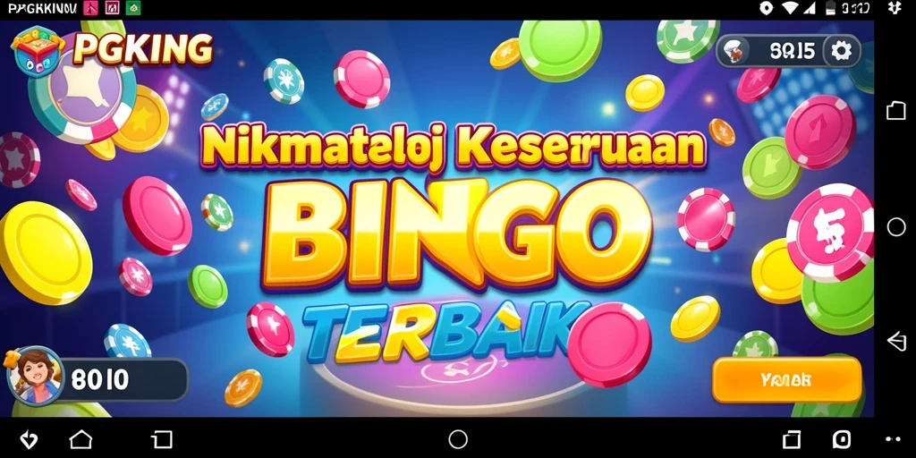 Tampilan gameplay PGKING yang mendebarkan dalam permainan Bingo.