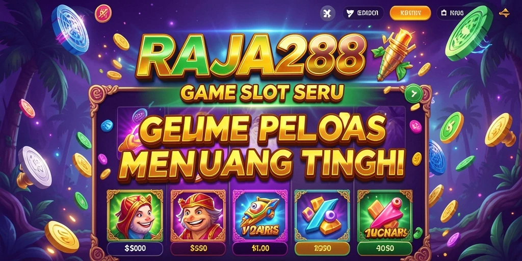 Tampilan gameplay menarik dari RAJA288 dengan banyak pilihan slot.
