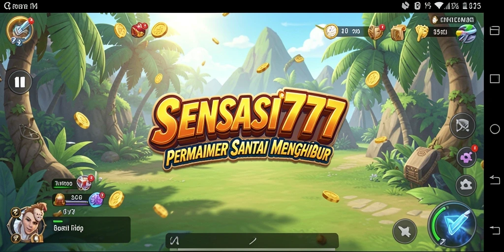 Tampilan gameplay SENSASI777 yang seru dan menghibur.